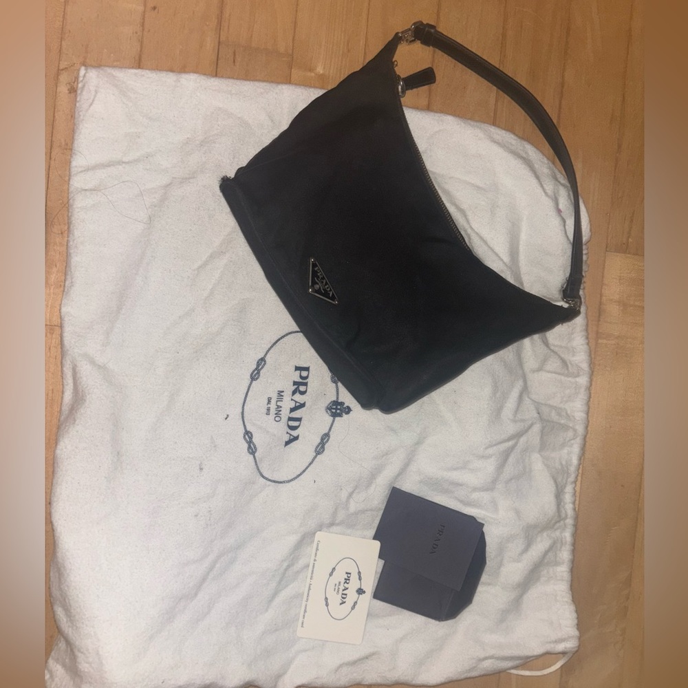 Super cute vintage black Prada bag!